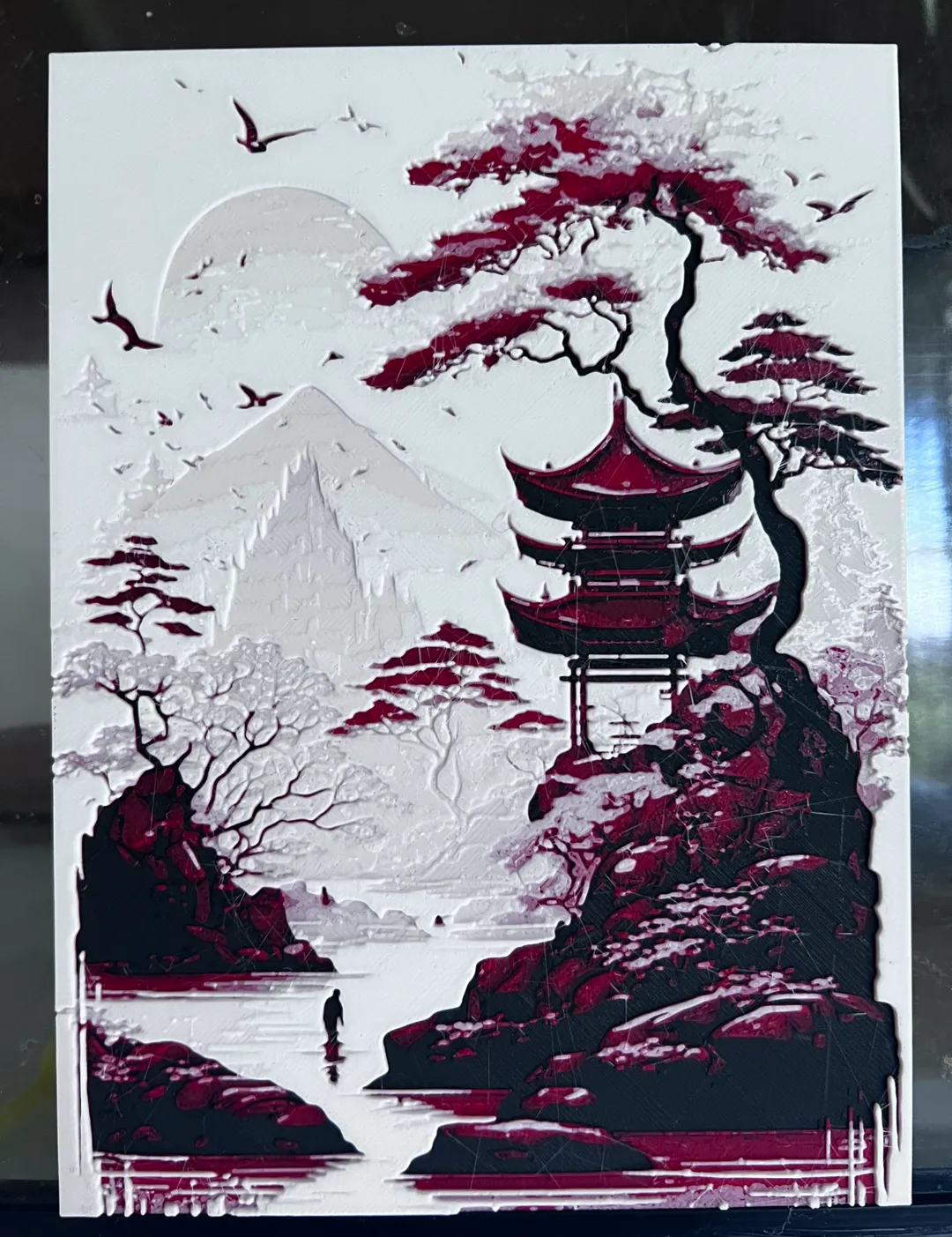 تابلو دیواری «Landscape japan hueforge»