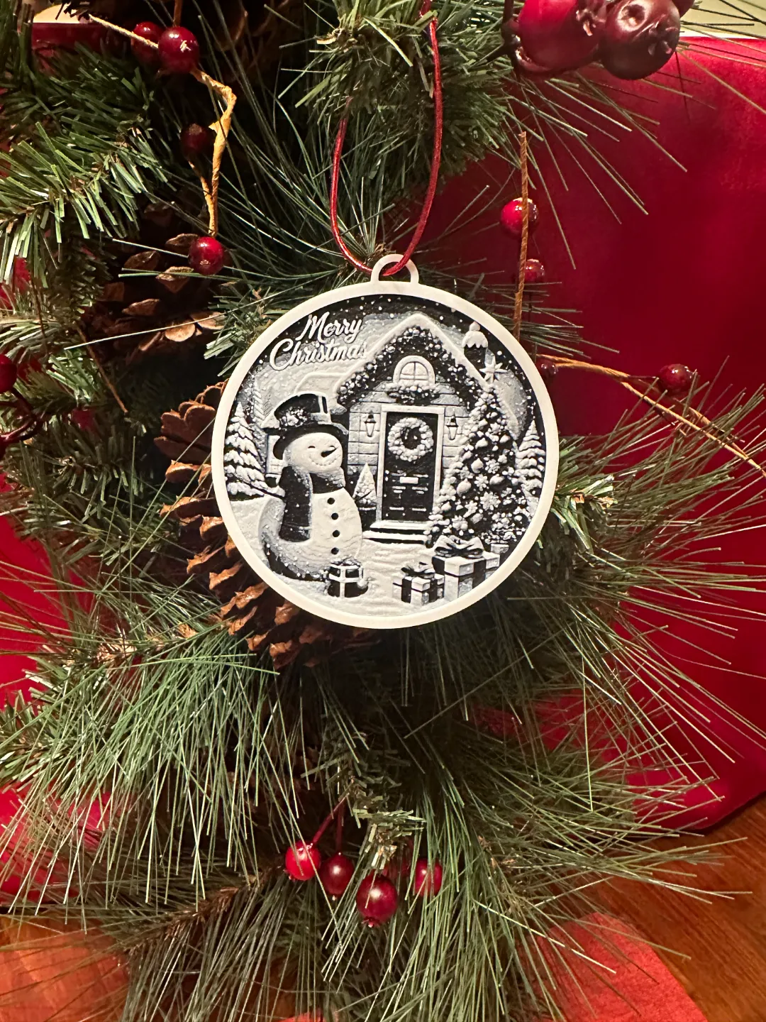 1.5 Hour per Cute Christmas Snowman Ornaments