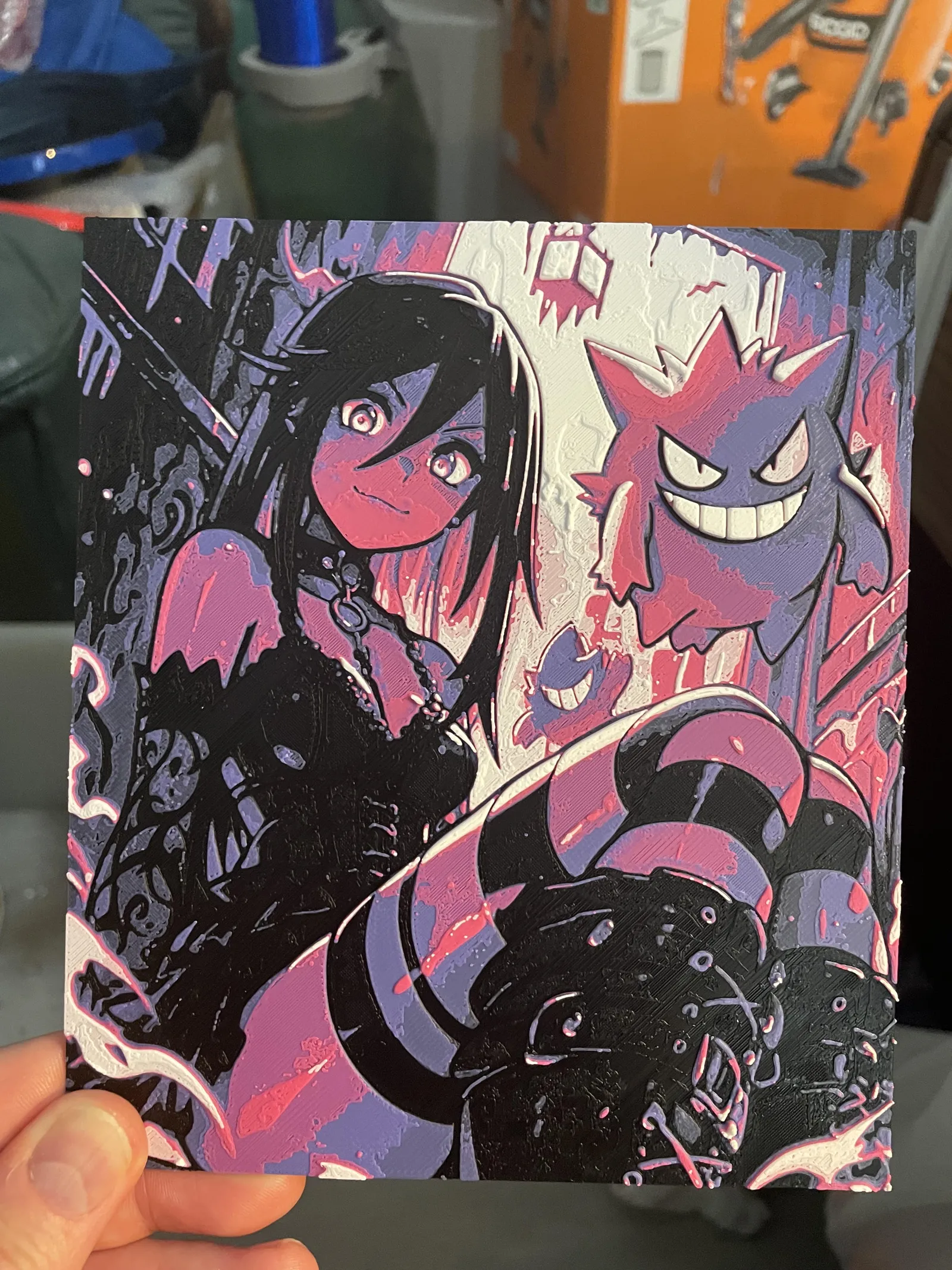 Girl and Gengar Hueforge