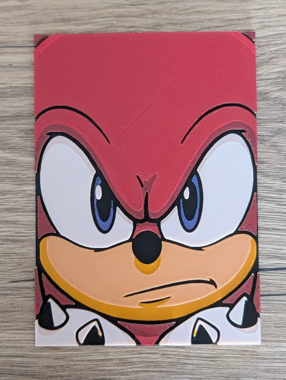 Sonic, Tails & Knuckles Hueforge & Frame