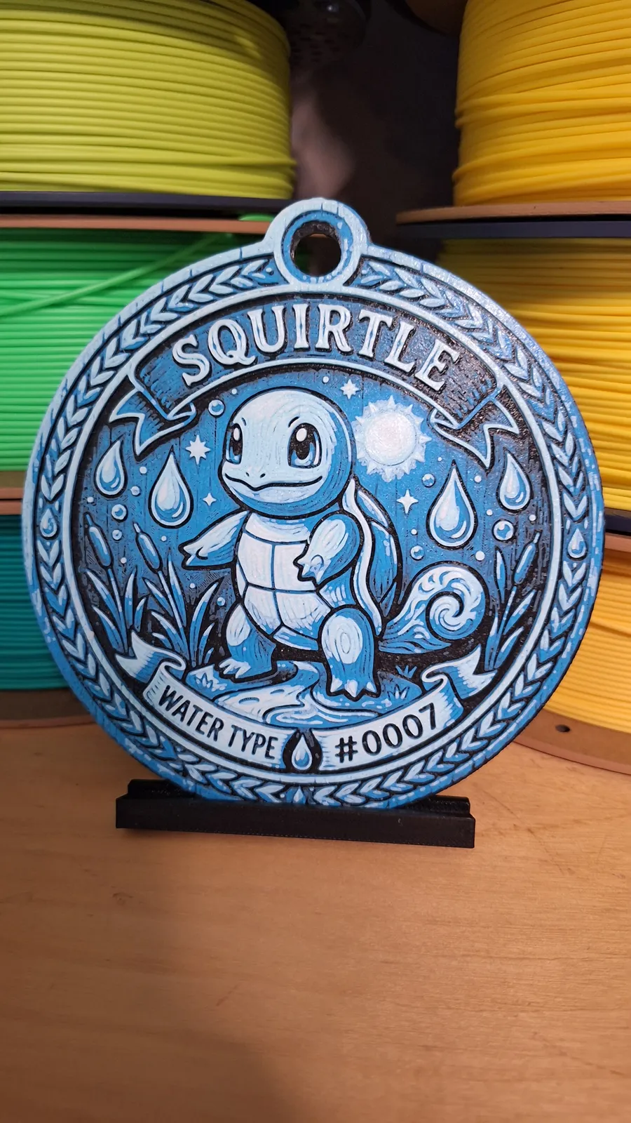Pokemon - Squirtle Medallion - 4 Colour