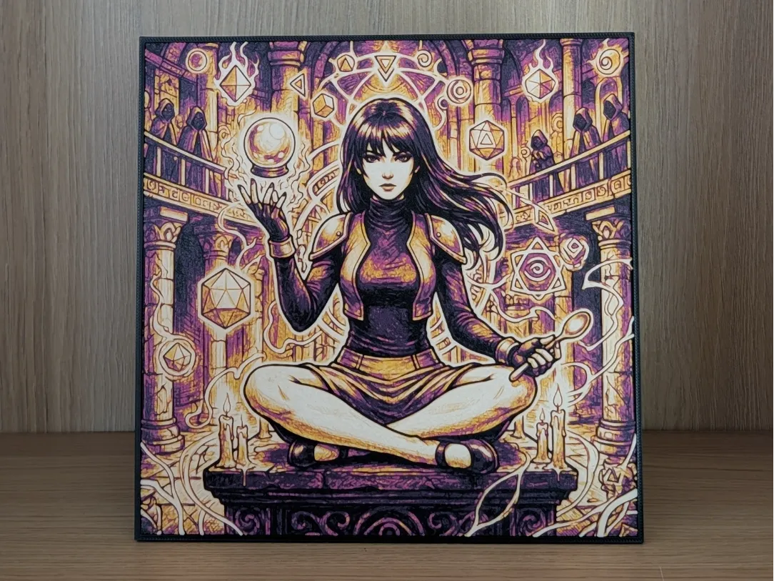 Sabrina (Pokemon Gym Leader) Hueforge & Frame