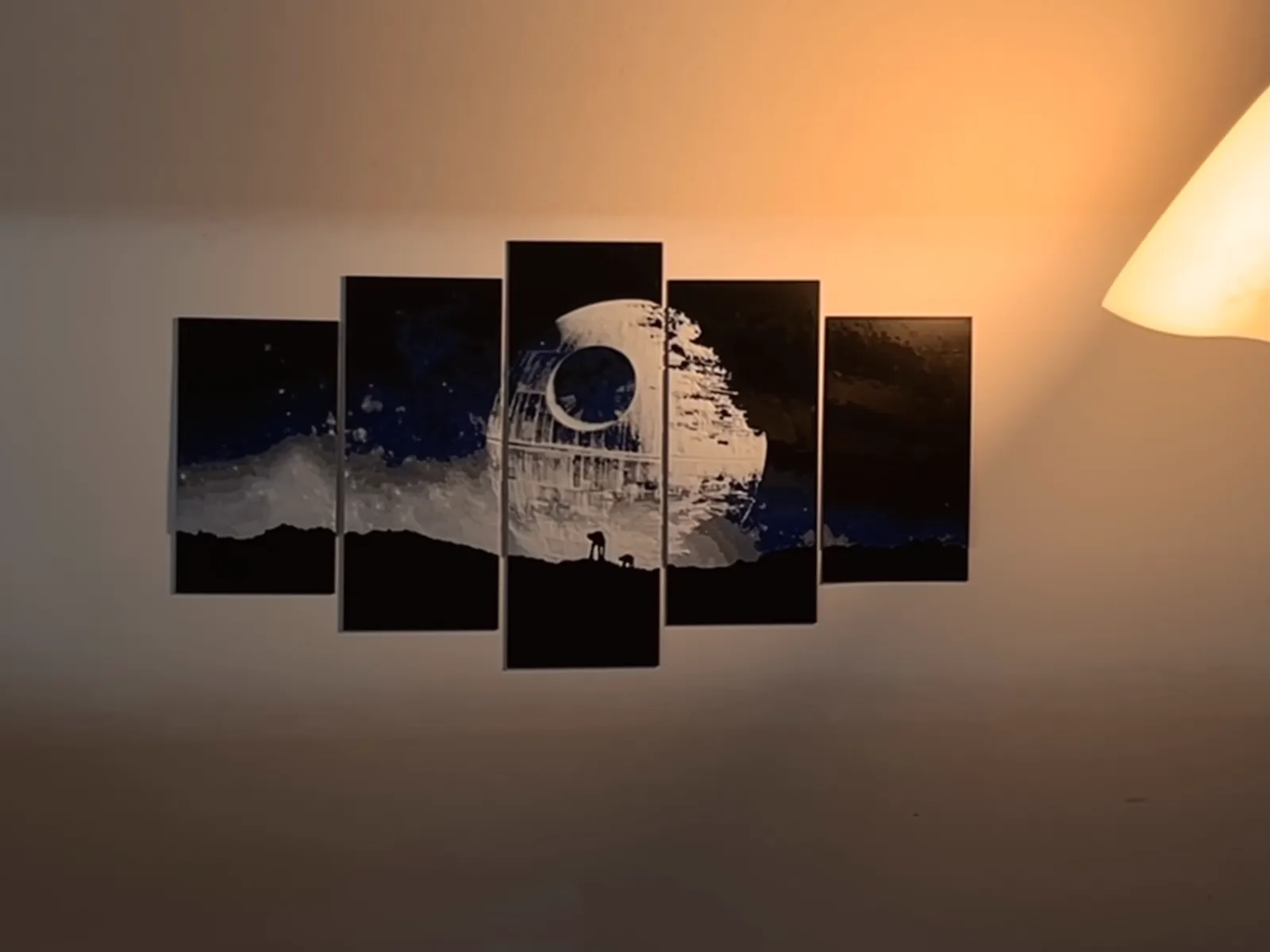 Star Wars Death Star Panel Mural