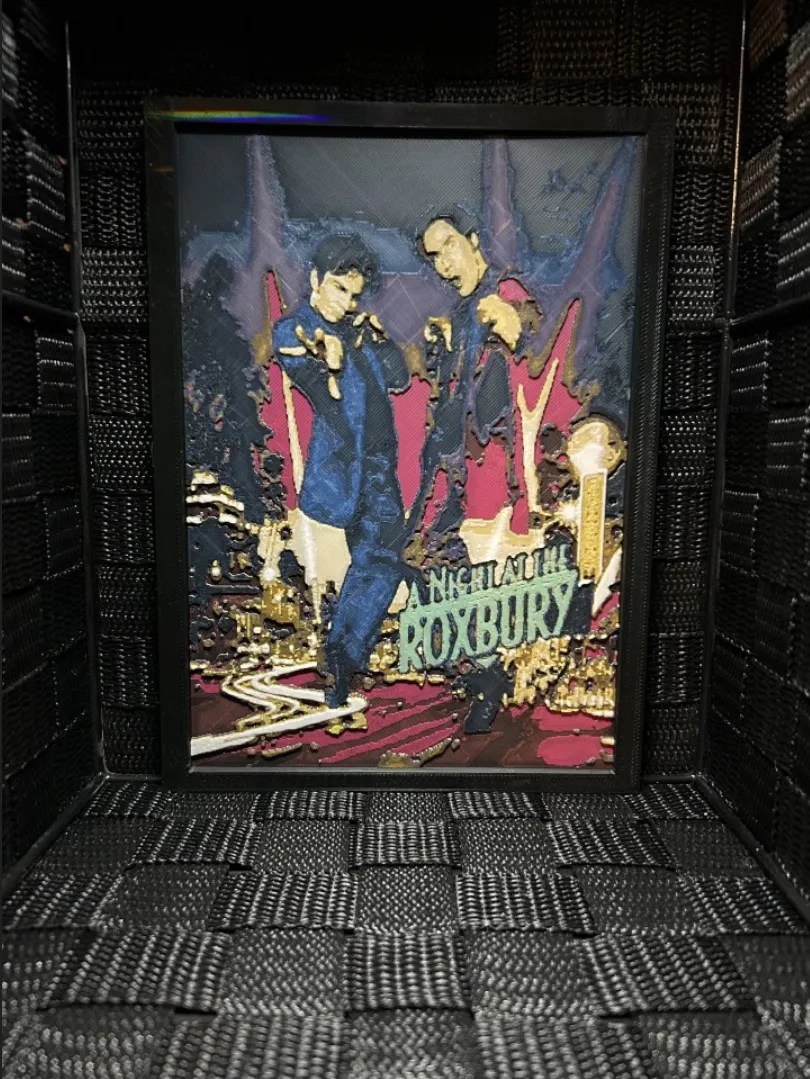 Hueforge Movie Poster - Night at the Roxbury -
