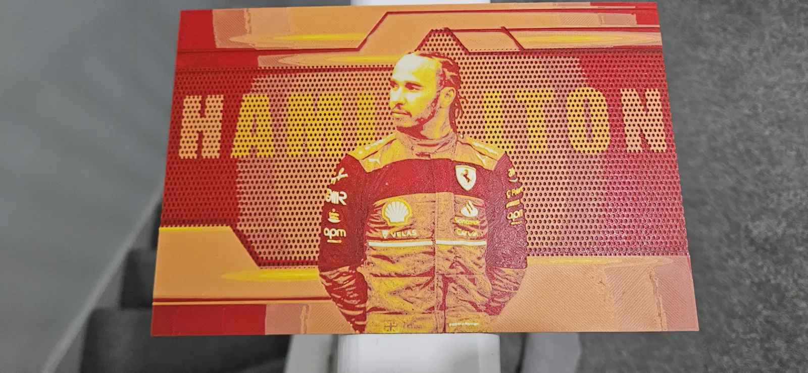 Hamilton Ferrari Red