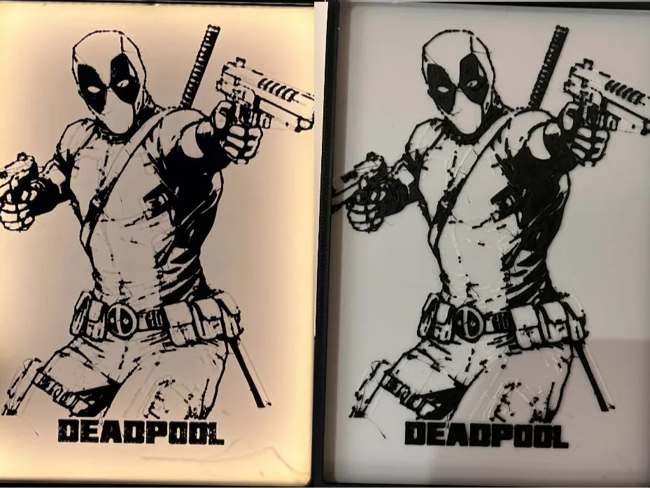 Back lit Deadpool Hue forge