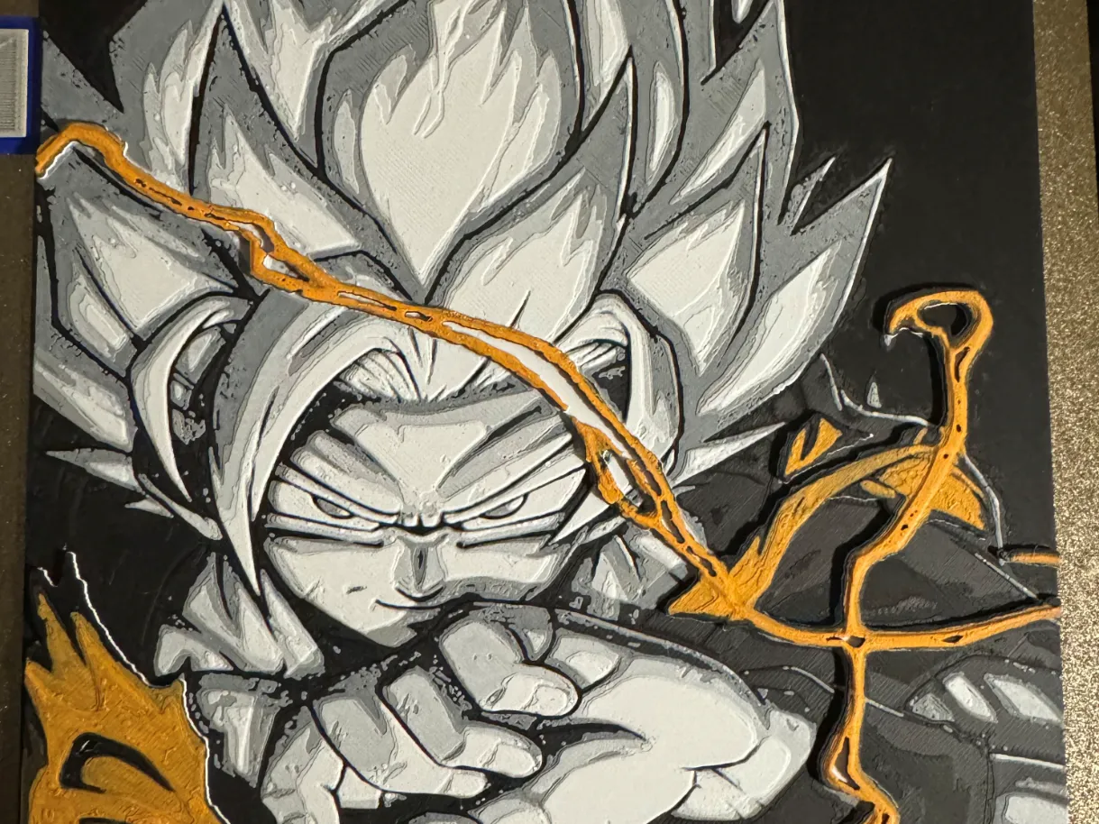 Goku Hue Forge Print