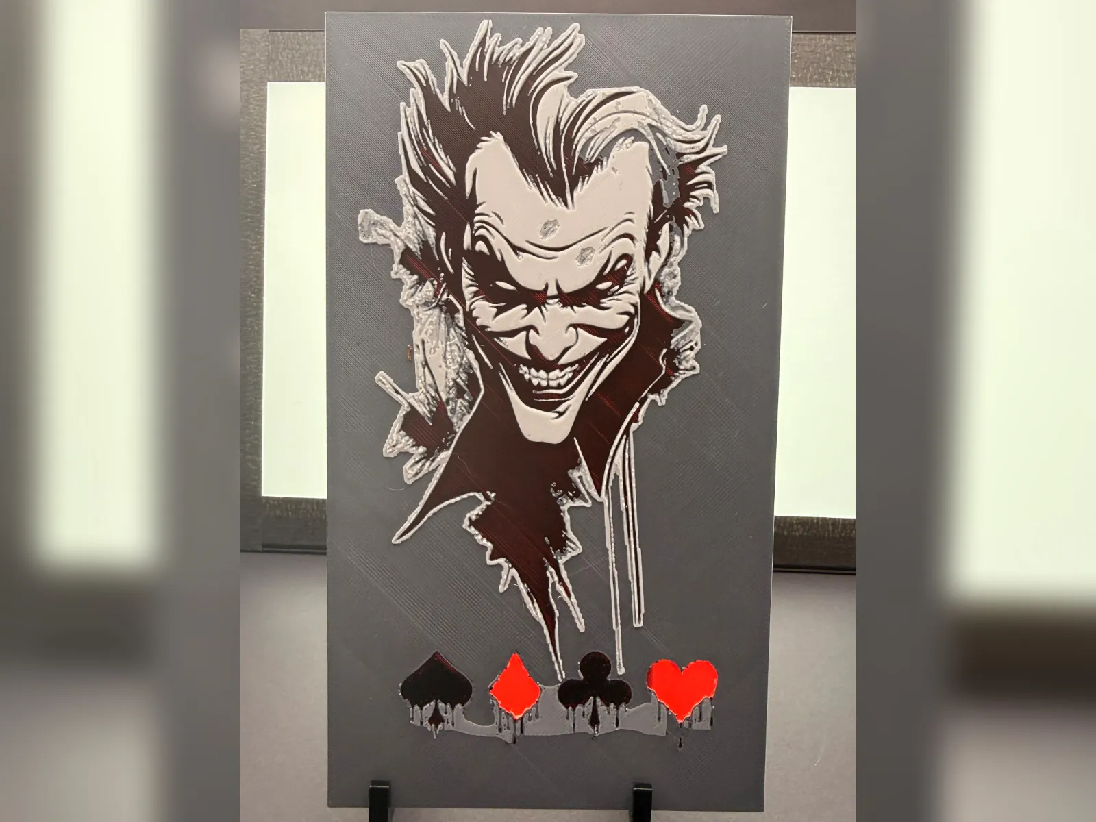 The Joker Playing Card HueForge Print