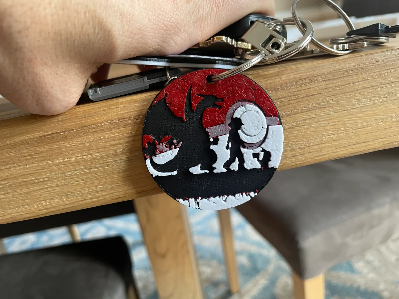 Pokemon Keychain / Pikachu / Charizard / hueforge