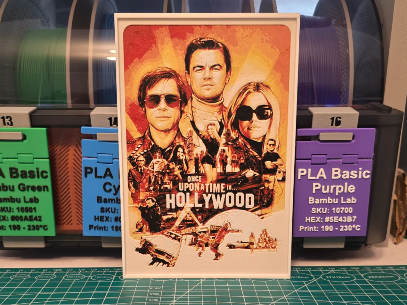Once Upon a Time in Hollywood Poster - Hueforge