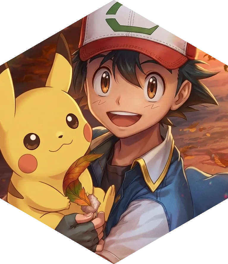 Hueforge Ash and Pikachu (Sacha)