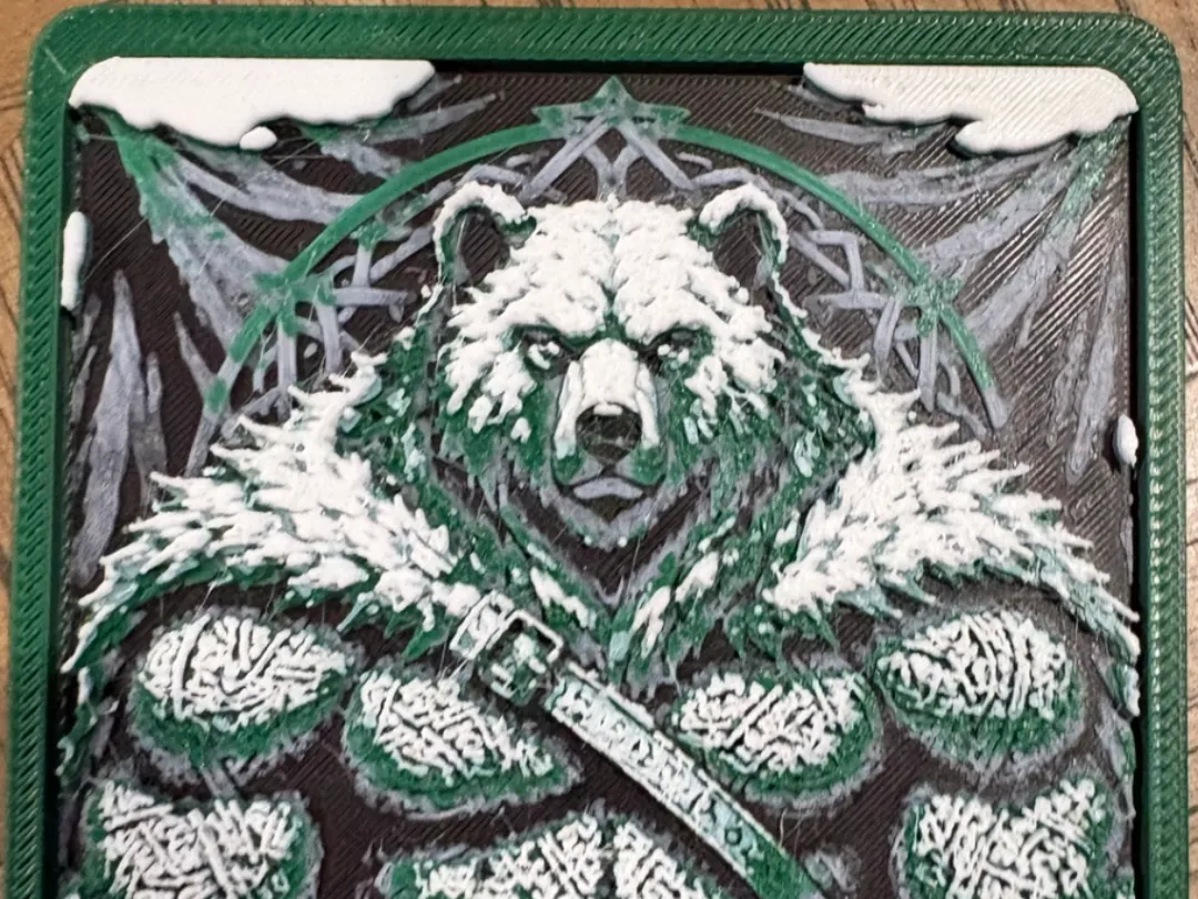MTG Commander Deck Box Bear Hueforge