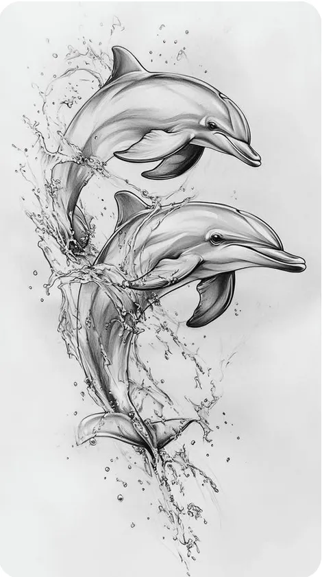 Leaping Dolphins