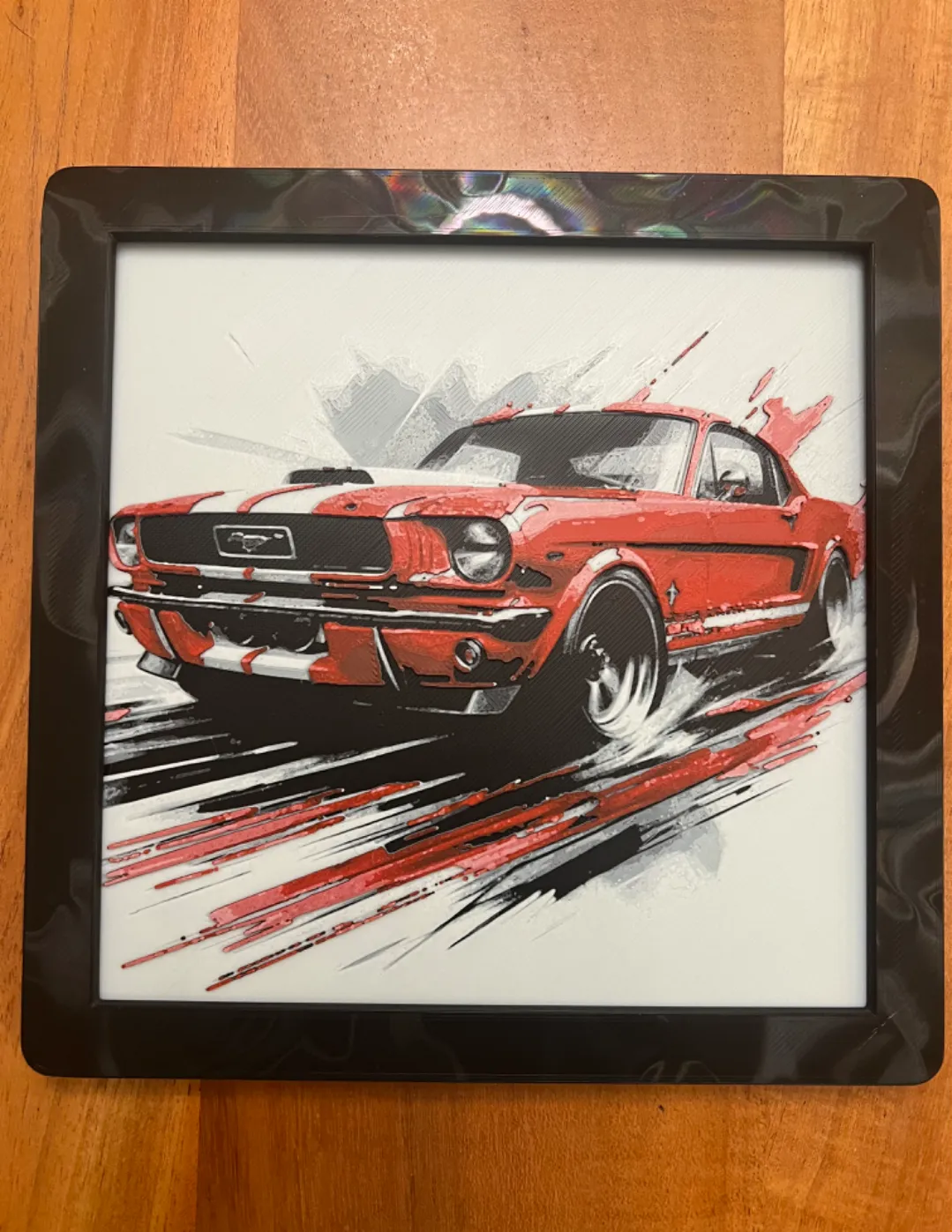 Classic Red Mustang