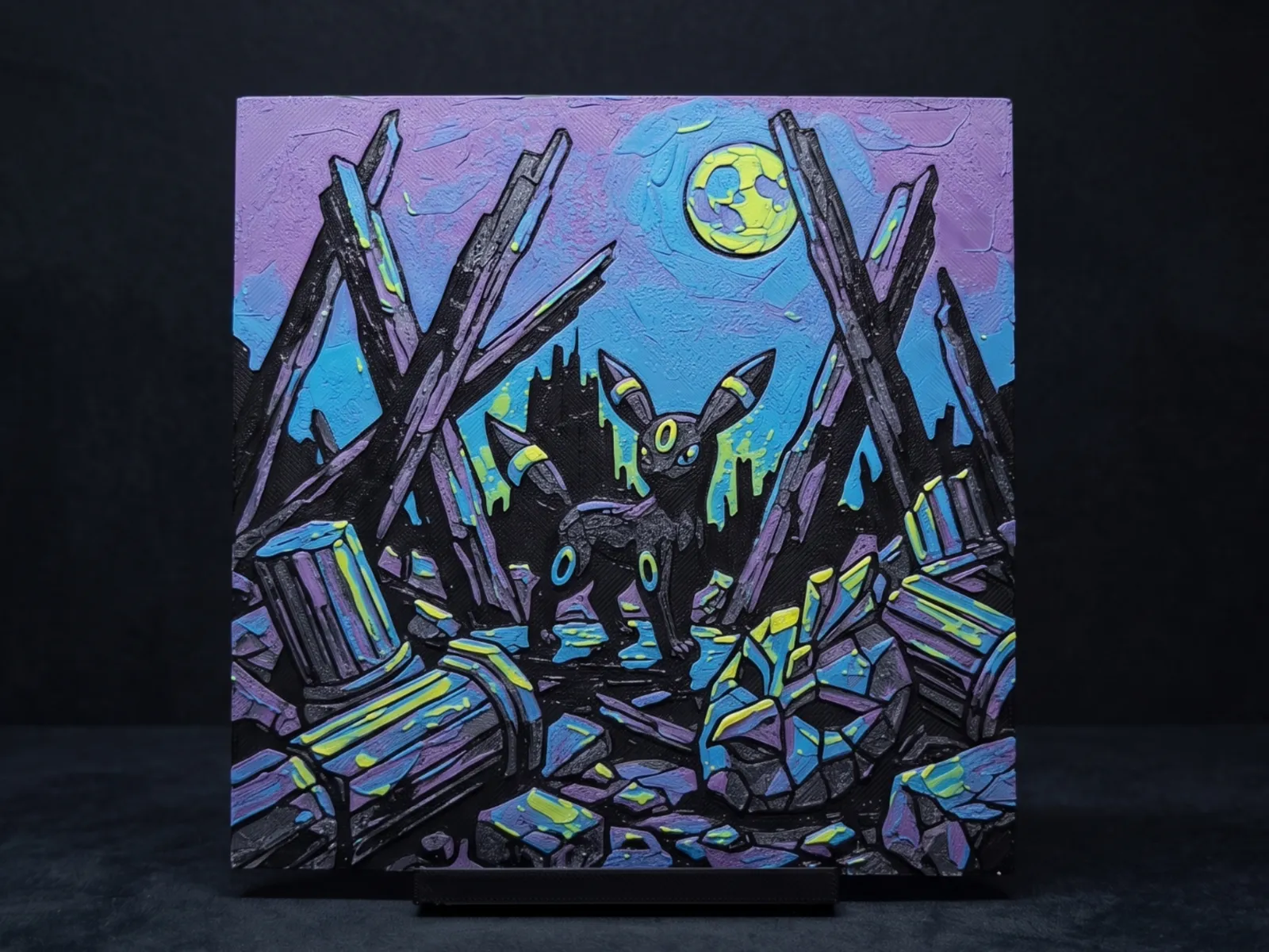 Umbreon Impasto - Hueforge