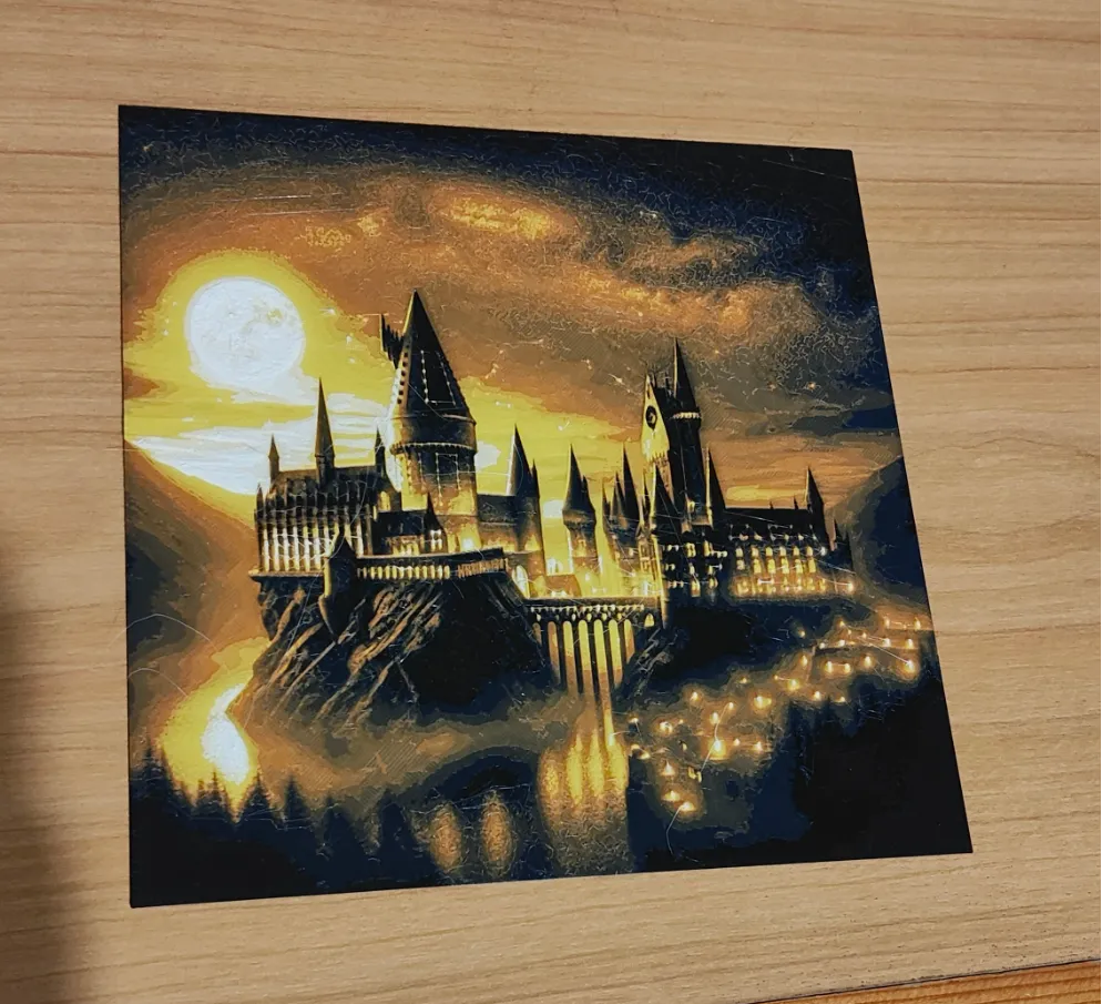 Hogwarts by night Harry Potter HueForge