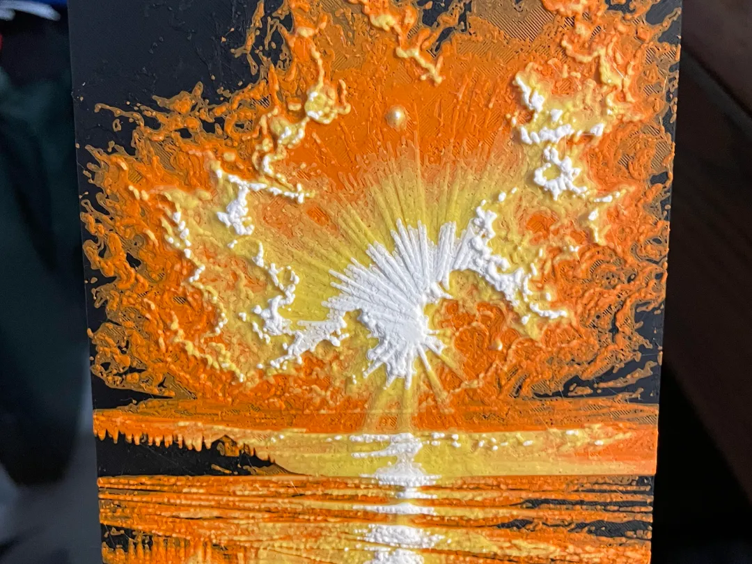Beach Sunset Hueforge