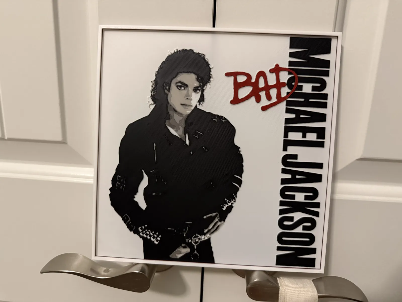 Michael Jackson Bad Album Cover Hueforge