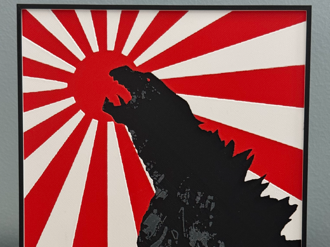 Godzilla Japan Sun