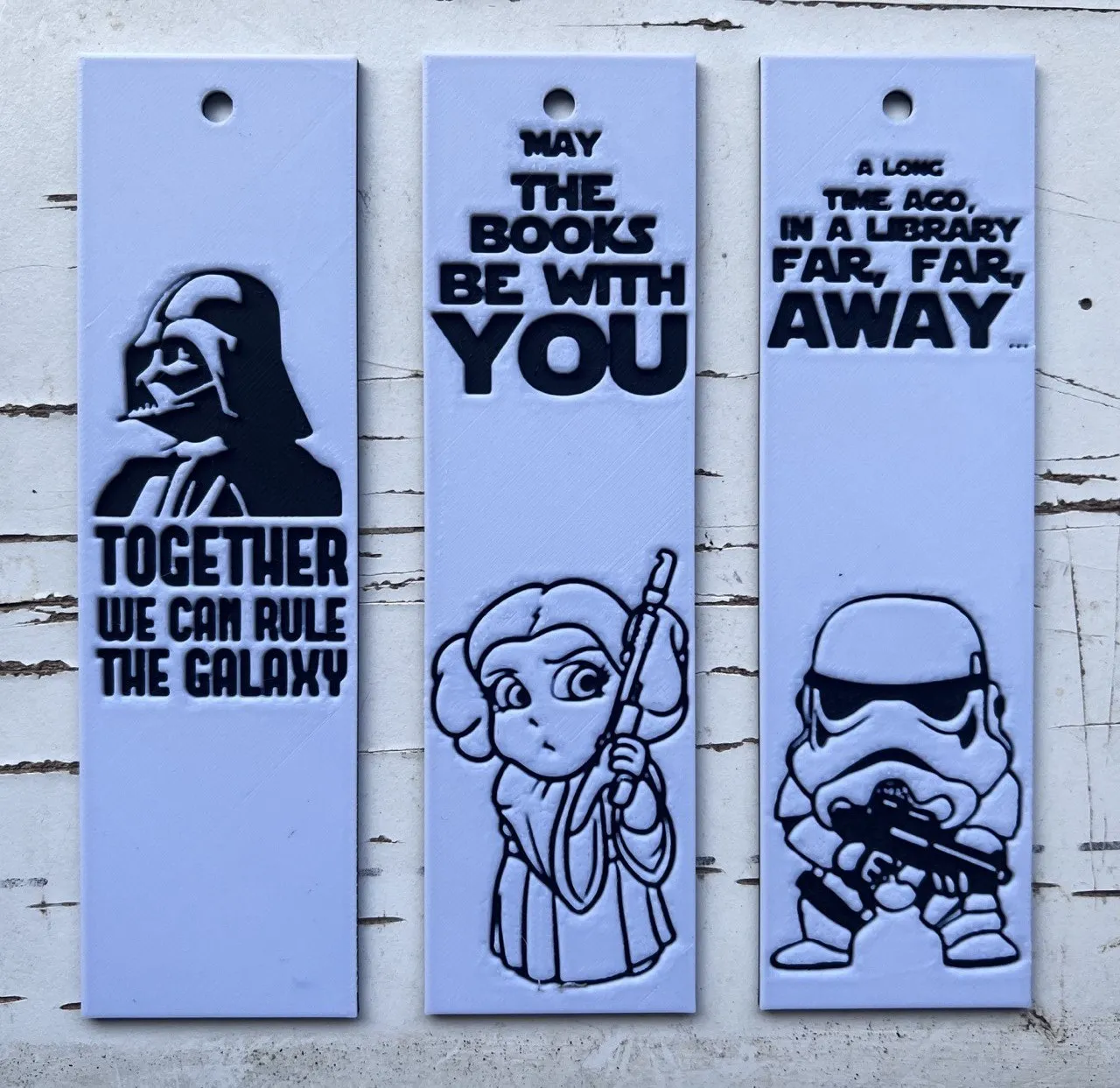 Set 3 Bookmarks Star Wars Hueforge