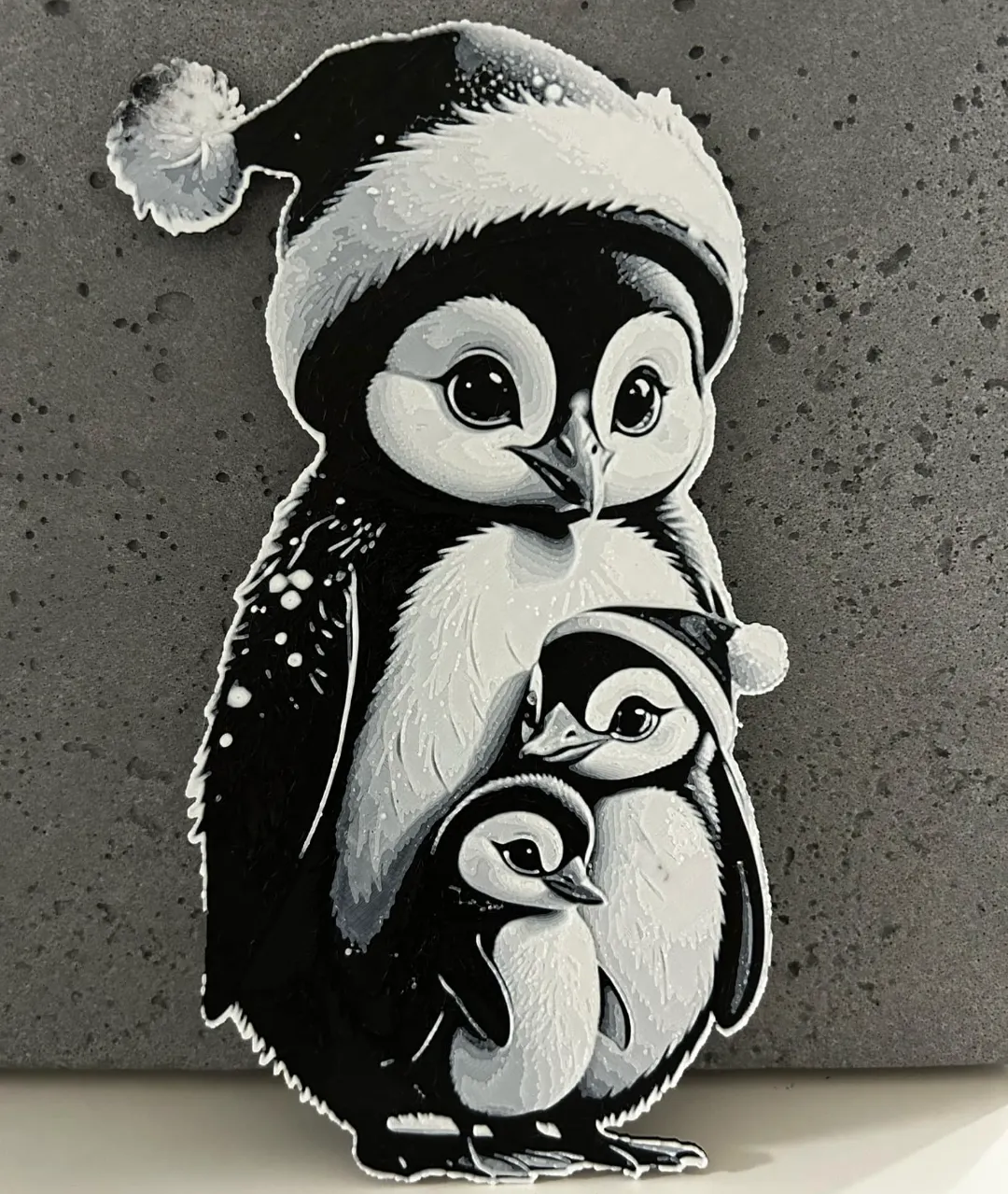 Christmas Penguin - Hueforge