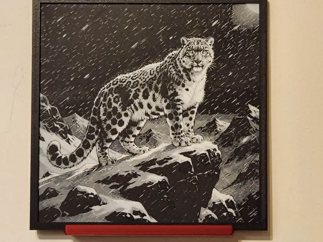 Snow Leopard HueForge