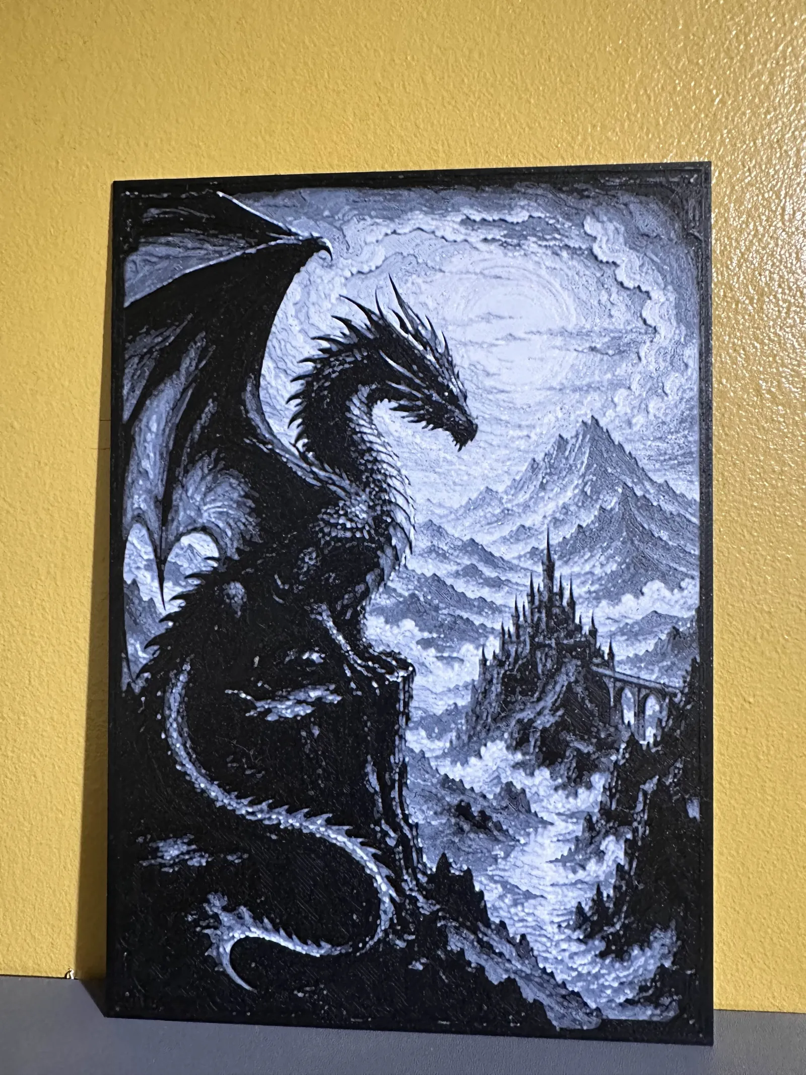 Moon Dragon Hueforge (Filament Painting)