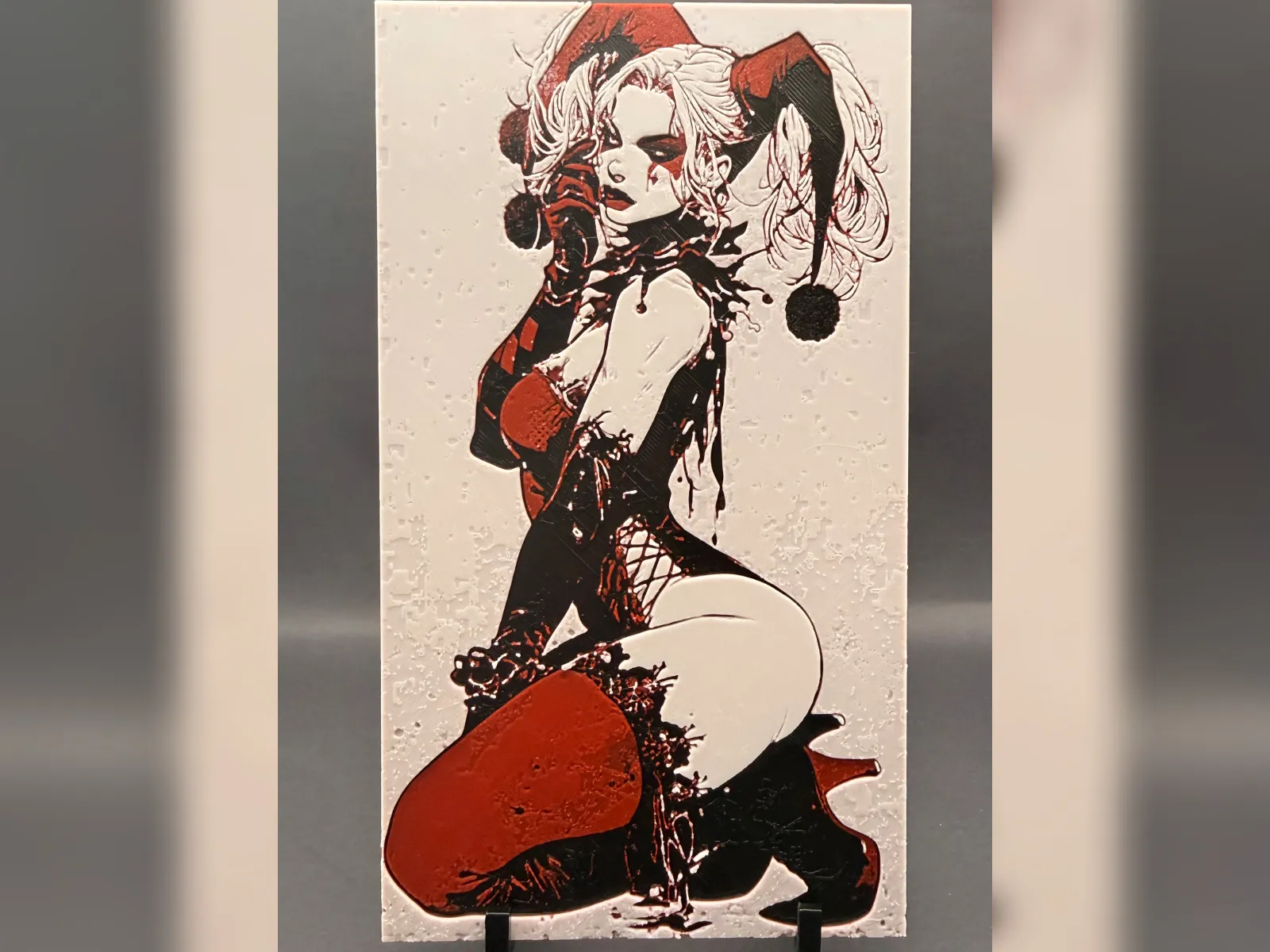 Harley Quinn Pin-Up HueForge Print