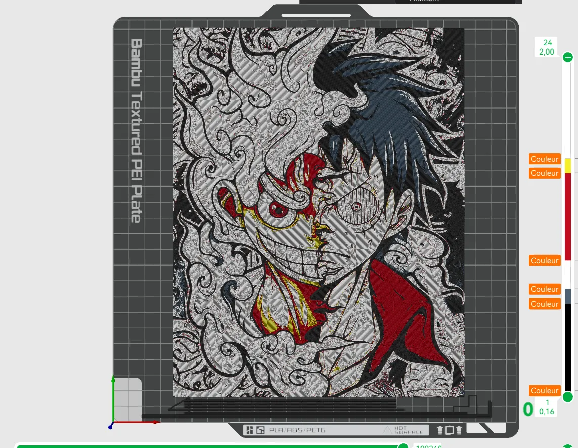 Luffy Nika - Half-Half - Gear5 - One Piece HF_CM