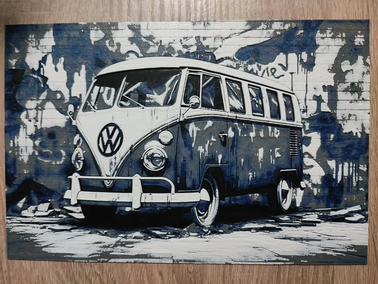 4-color HueForge VW Volkswagen Van Bus 02