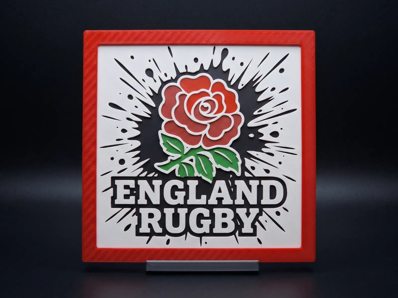England Rugby - Hueforge Wall Arrt
