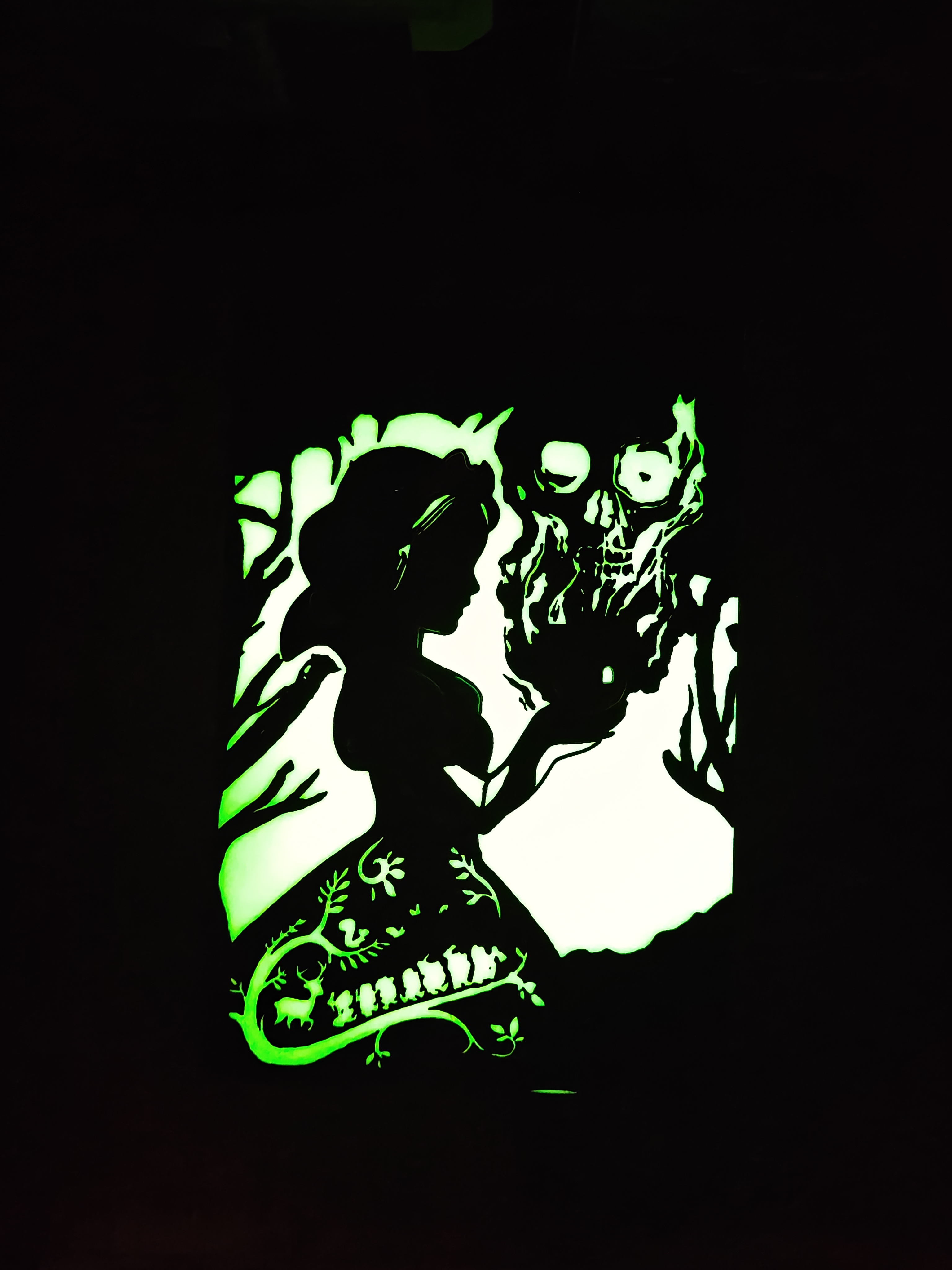 Snow White - Glow Hueforge Art