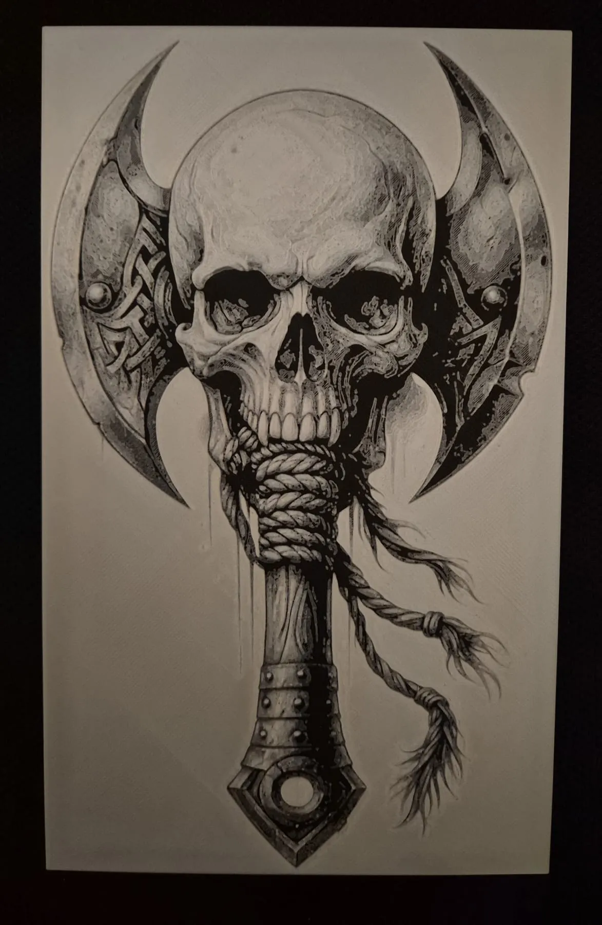 Skull Axe hueforge