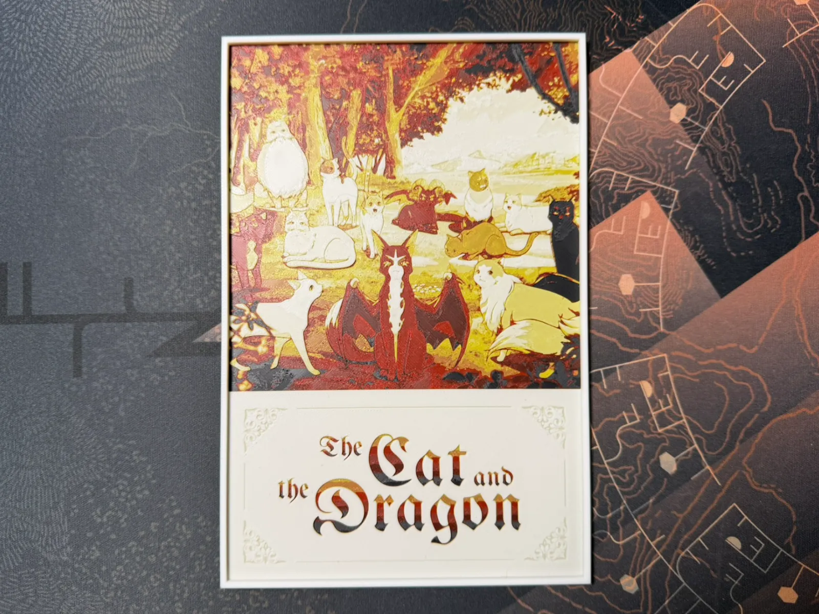 The Cat and the Dragon - HueForge