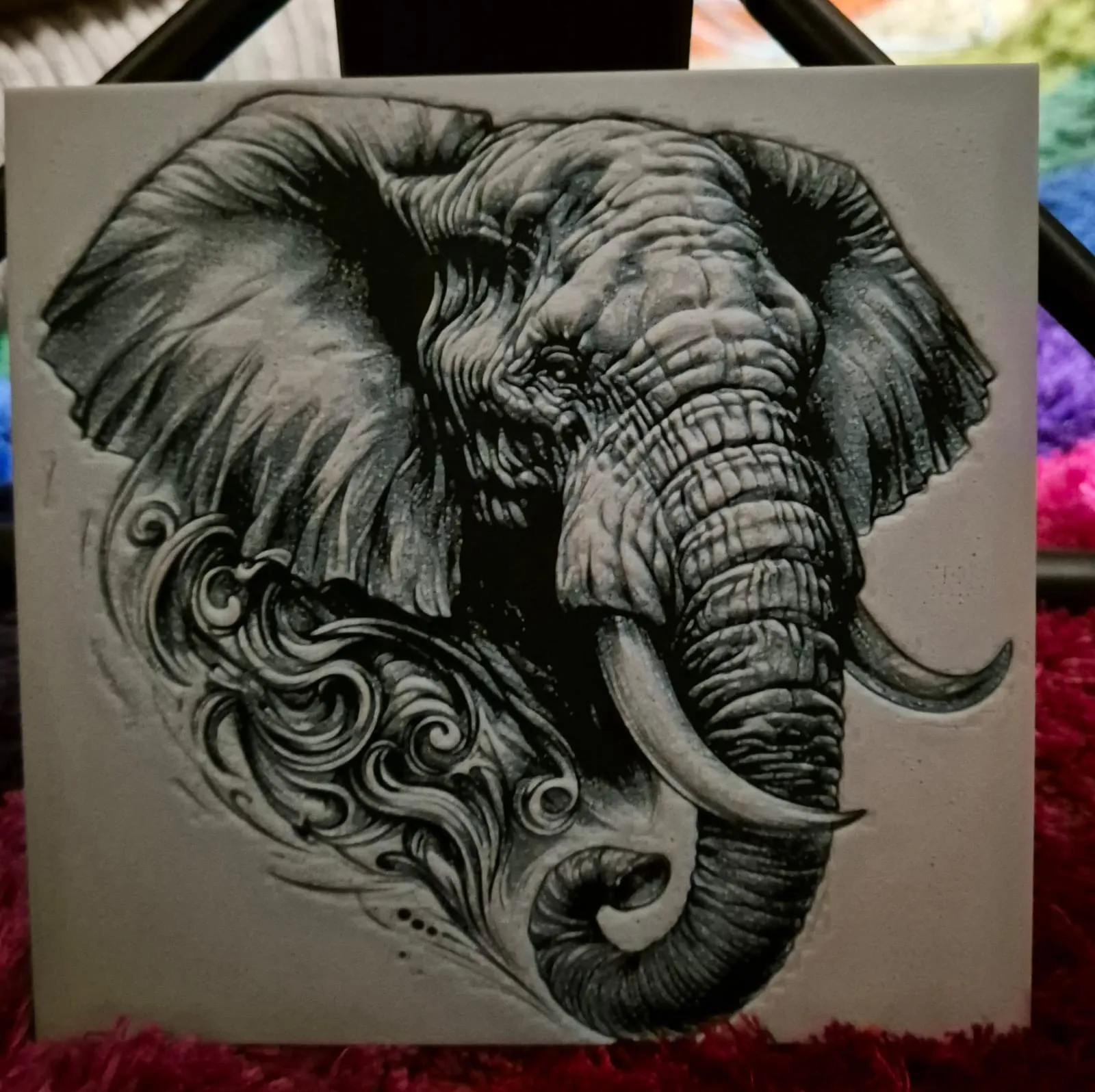 The elephant hueforge