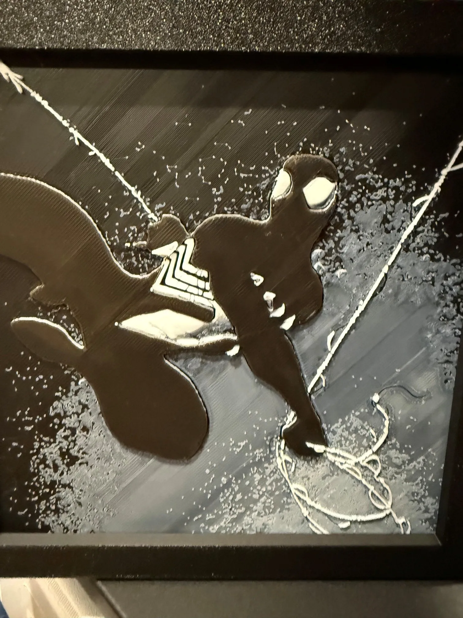Symbiote Spiderman HueForge