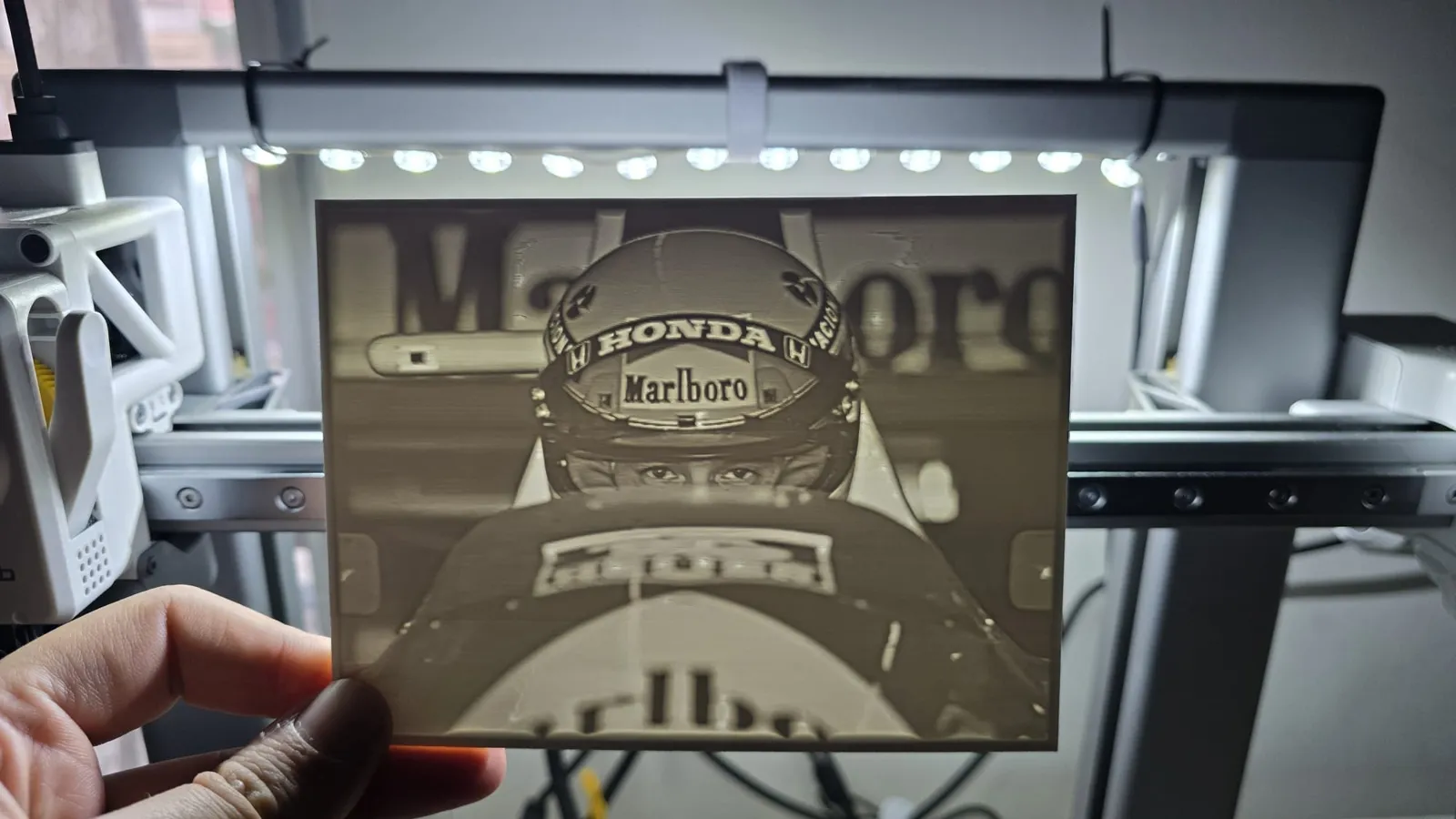 Litofania Ayrton Senna
