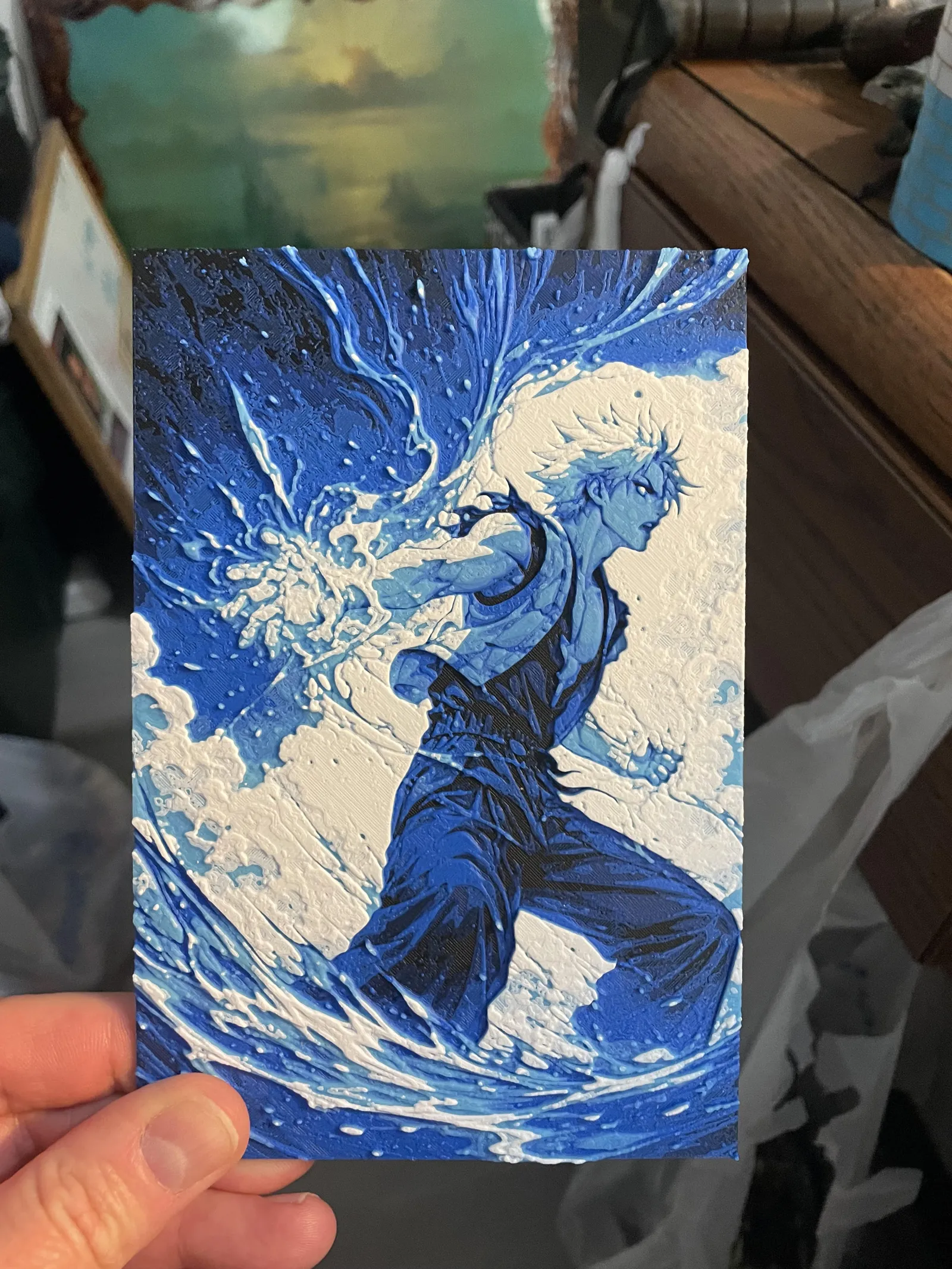 Water Warrior Hueforge