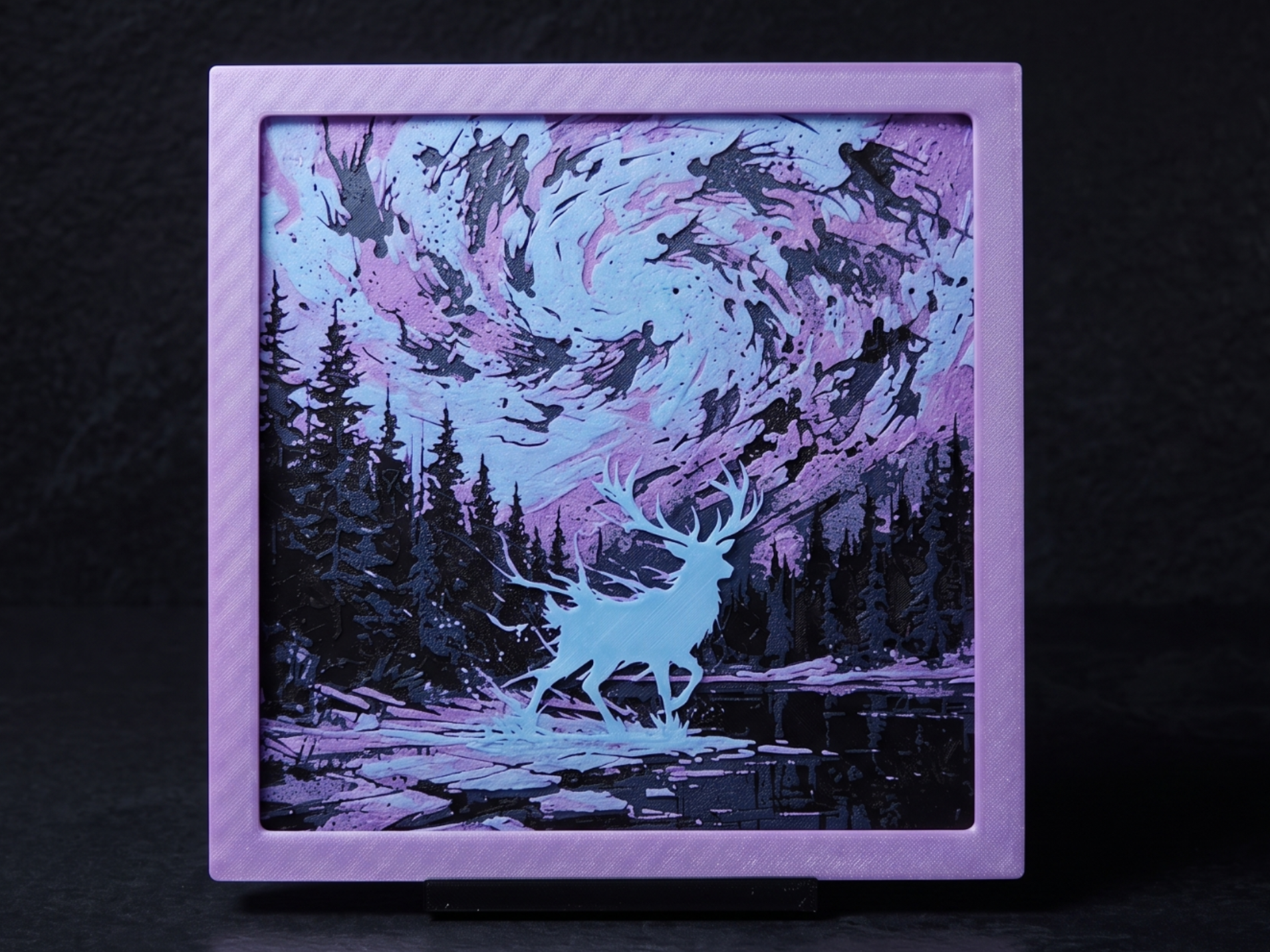 Harry vs Dementors - Hueforge Wall Art