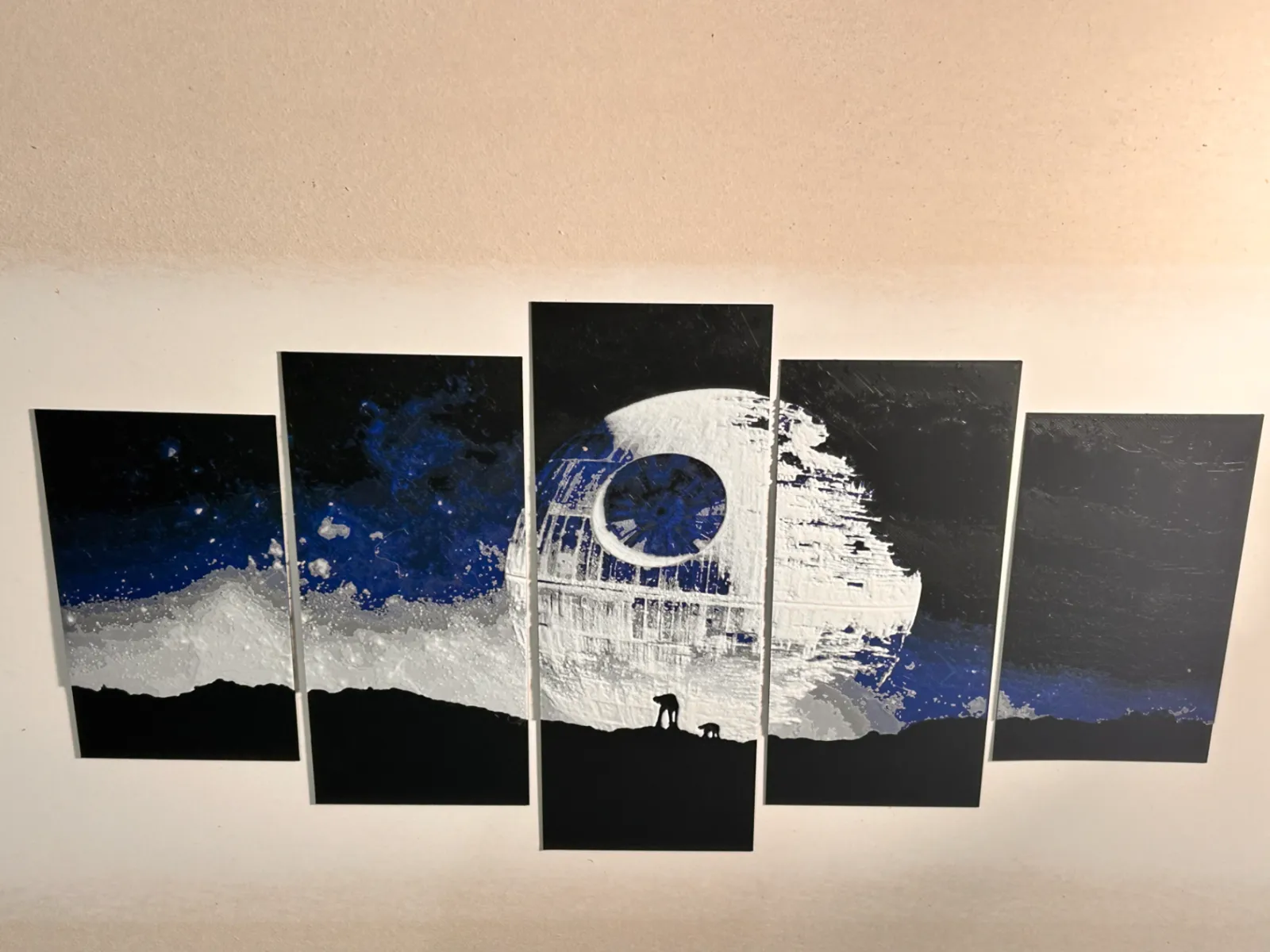 Star Wars Death Star Panel Mural