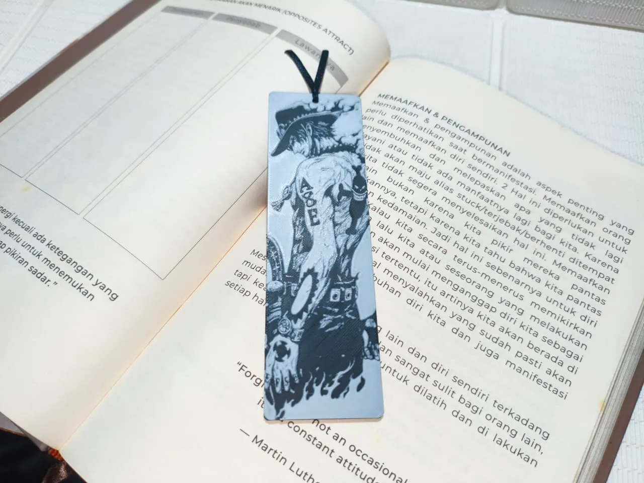 One Piece - Ace Bookmark