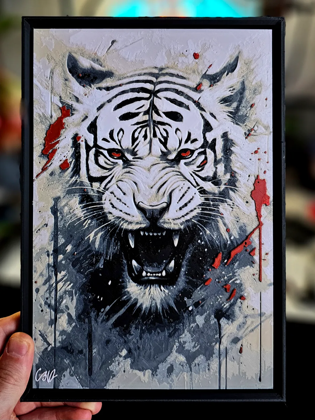 Siberian Tiger - HueForge