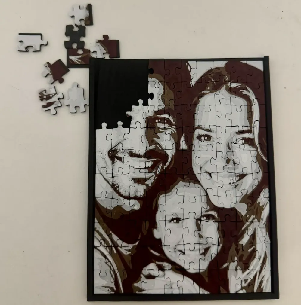 Easy to personalize Puzzle Vertical 100pcs Set