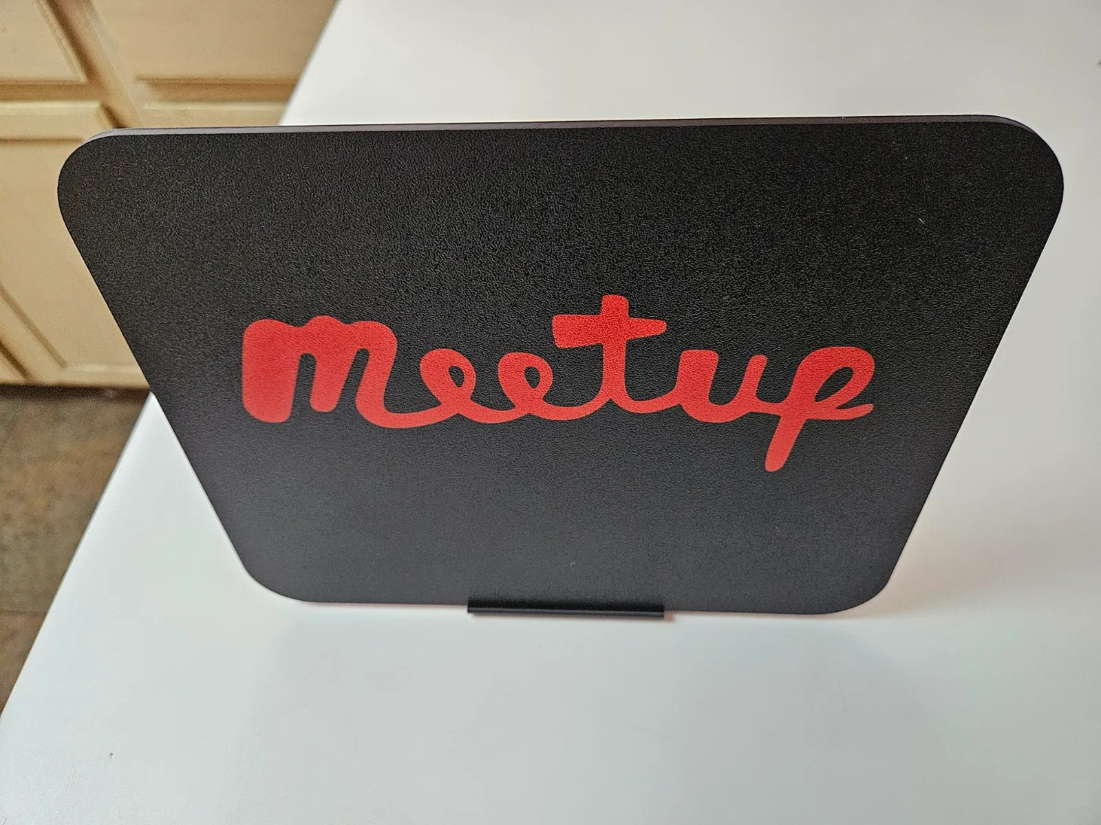 Simple Sign Stand and Customizable Base Plate