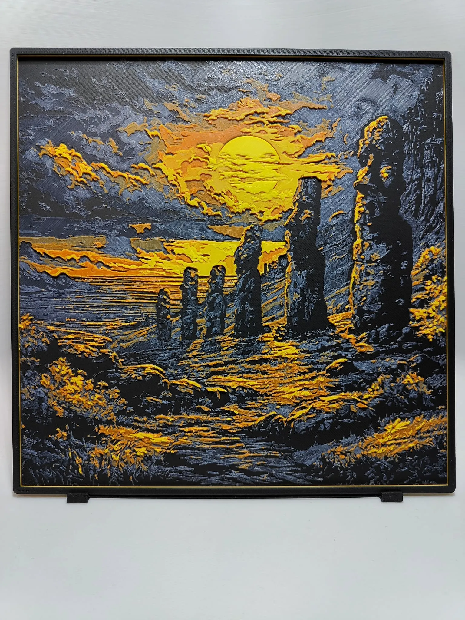 Easter Island Sunset - Hueforge