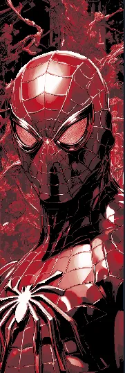 Set of 3 Fan Art Bookmarks - Marvel's Spiderman Portraits - Hueforge art