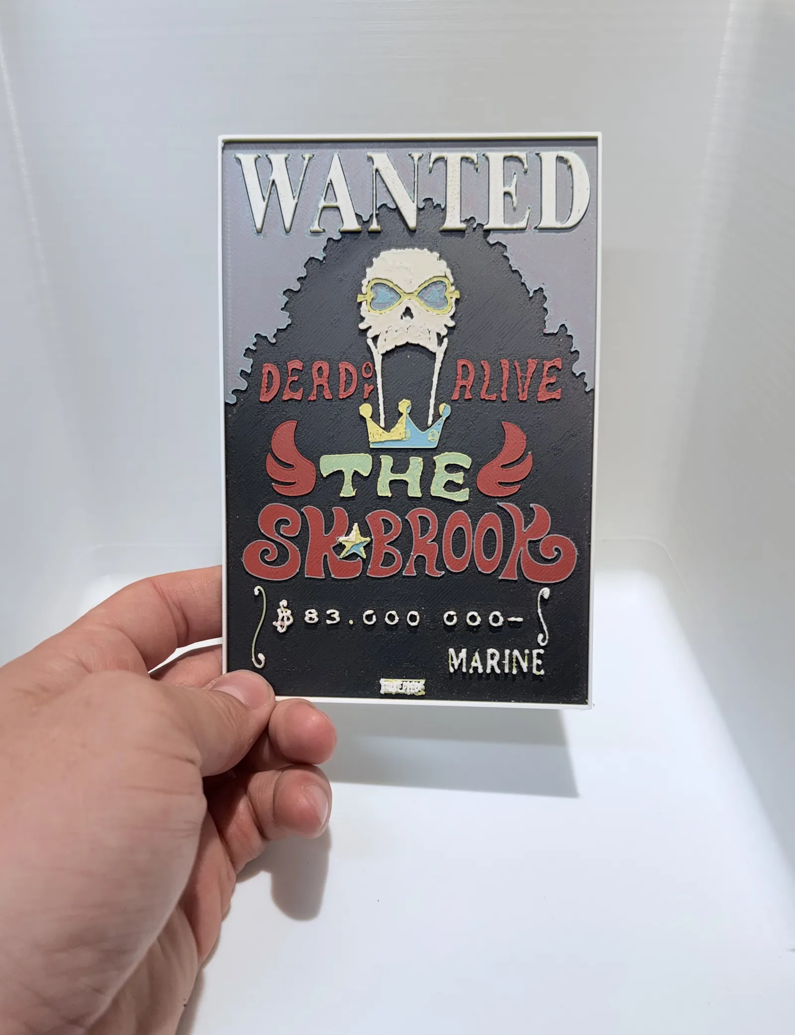Brook Wanted Poster HueForge | No AMS 15x10cm