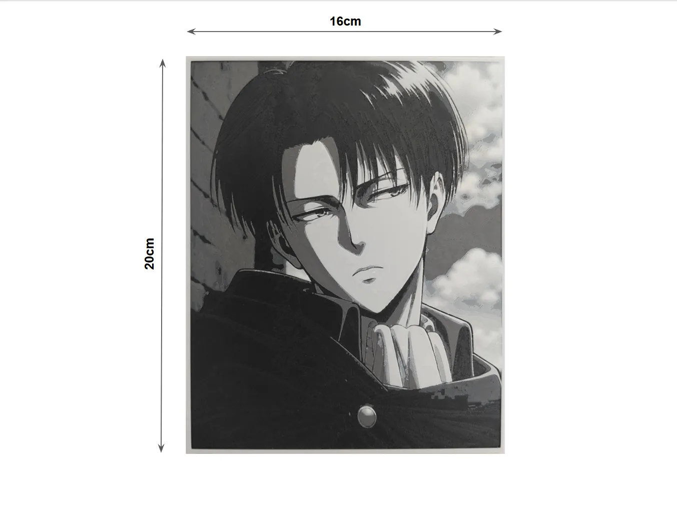 Levi Ackerman Poster (Attack On Titan) HueForge