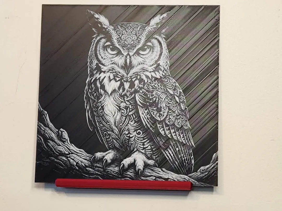 Hueforge - Detailed Ornate Owl