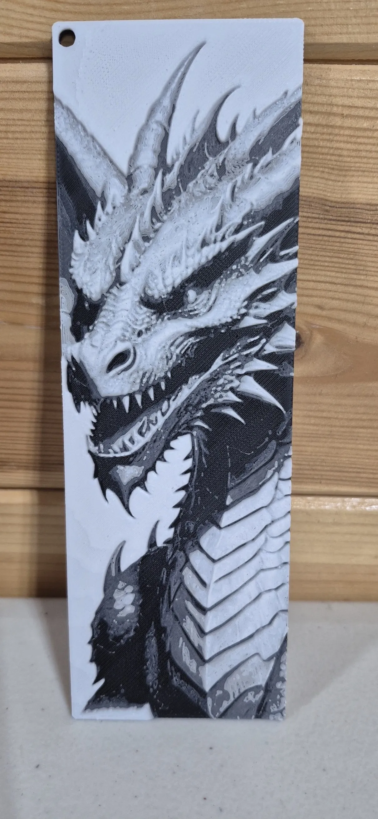 Hueforge Dragon Bookmark